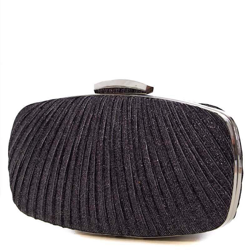 Clutch Festa Concha Brilhante Grafite - BS220302-3