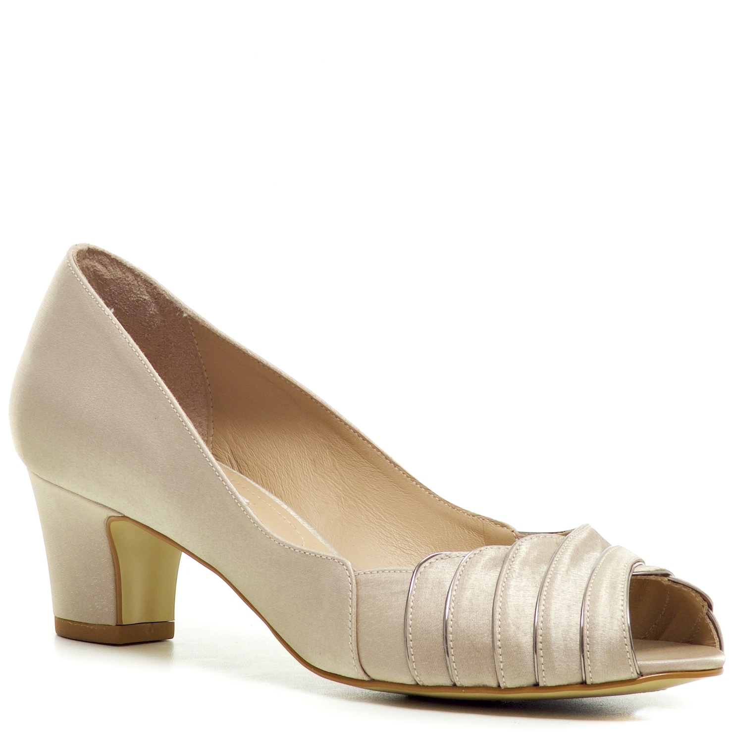 Peep toe dourado para hot sale festa