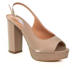 Plataforma Chanel Festa Avelã Salto Bloco - NF1003