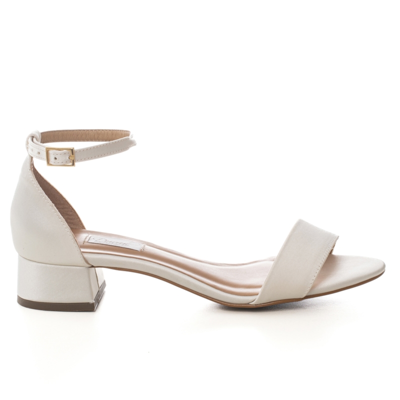 Rasteira Gisele Noiva Comfort Salto 3 - NF211