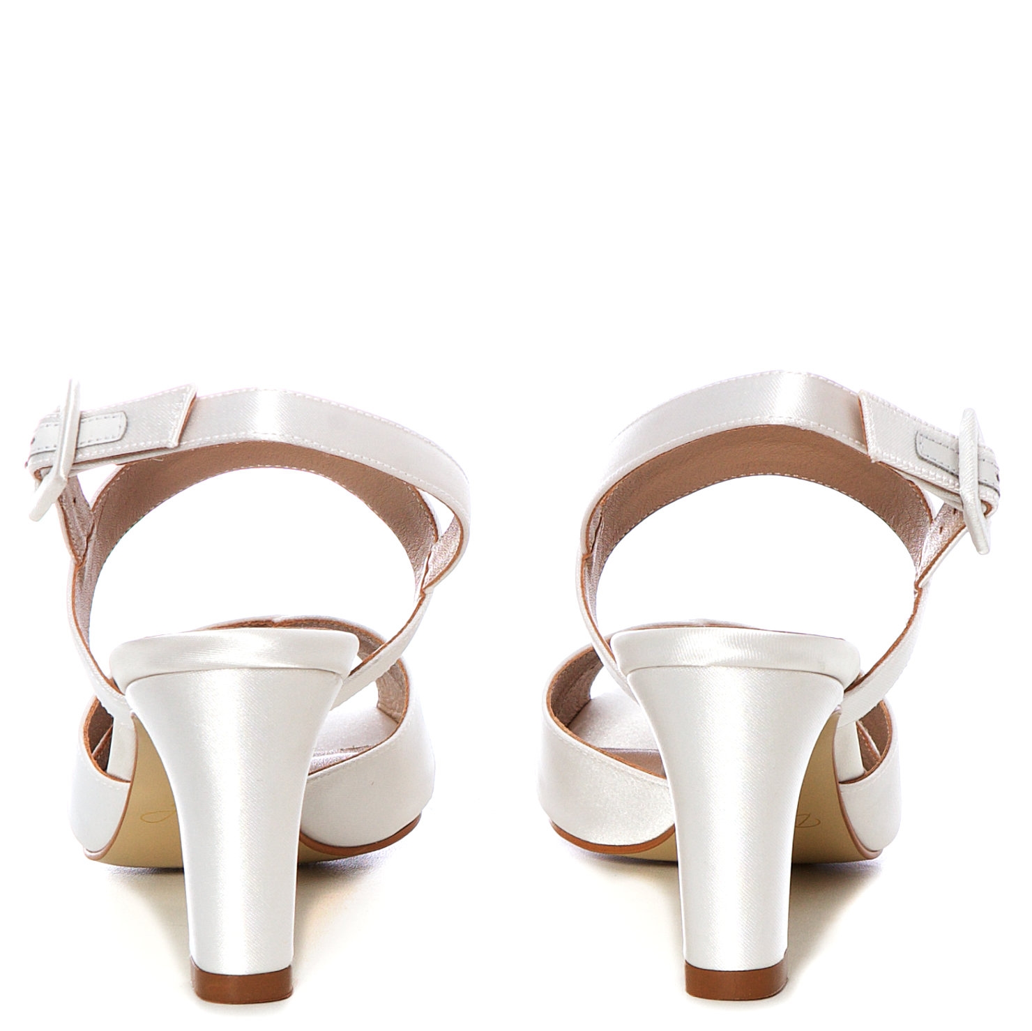 Sandália Chanel Noiva New White Salto Médio - 256D.10535