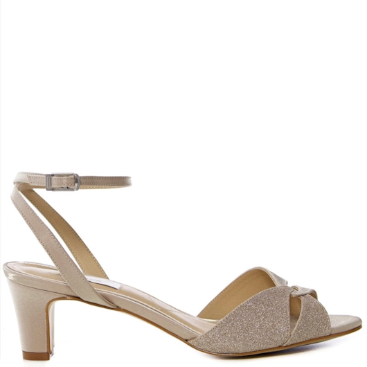 Sandália Festa Elegante Salto Baixo