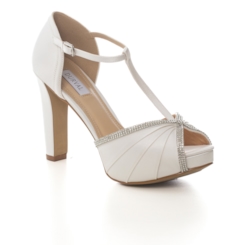 Sandália Noiva Belle Mariée Salto Alto Plataforma - 292D.11643 