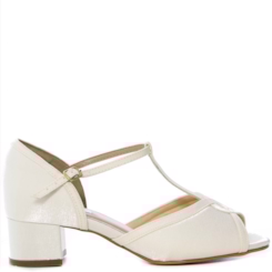 Sandália Noiva Branca Vintage Salto Baixo Comfort - MV3754-1662