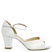 Produto Sandália Noiva New White Comfort Salto Médio - MV3624 