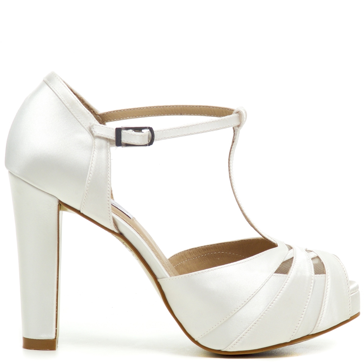 Sandálias femininas noivas vinil salto 12 cm pata 2,5 cm - R$ 238.00, cor  Branco (salto 5 cm) #2952, compre agora | Shafa