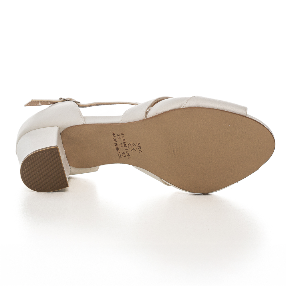 Sandália Noiva Vintage New White Confort - MV3489