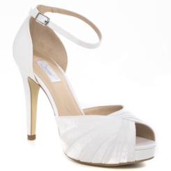 Sandália Plataforma Noiva Velvet Camadas Salto Alto - MH9455