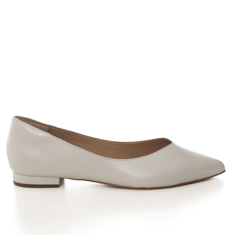 Sapatilha Noiva Clássica Couro Perolado Comfort  - NF26024