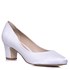 Sapato Feminino Noiva Salto Confortável Cetim Velvet - WD1199