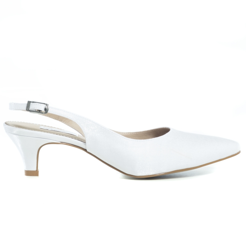 Scarpin Chanel Noiva Branco Salto Baixo - 233D.10193 