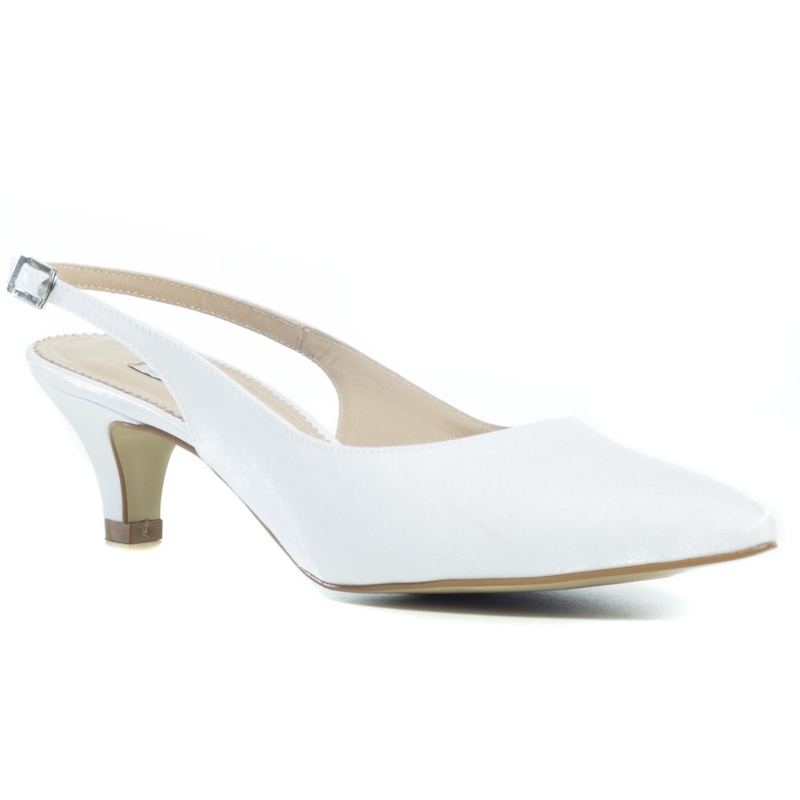 Scarpin Chanel Noiva Branco Salto Baixo - 233D.10193 