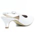 Scarpin Chanel Noiva Branco Salto Baixo - 233D.10193 