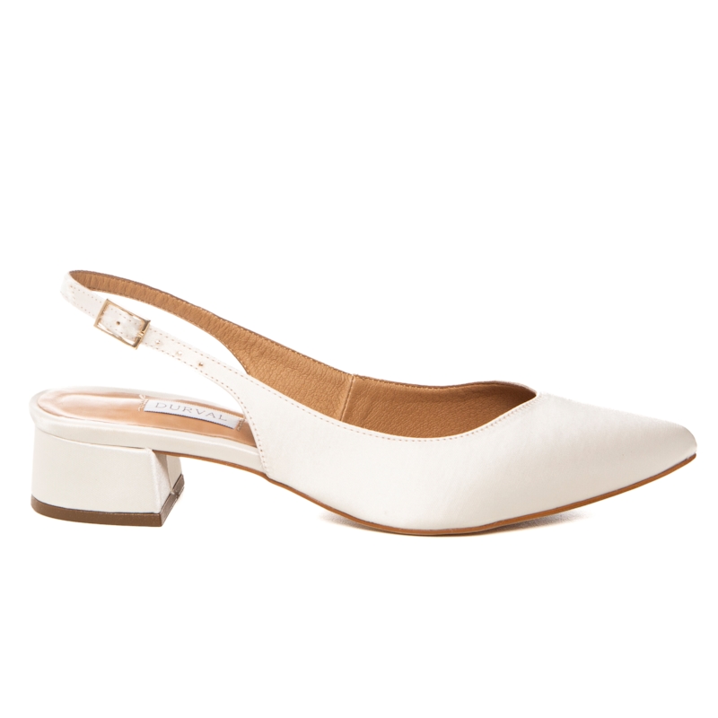 Scarpin Chanel Noiva Off White Salto 2 - NF908