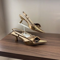 Scarpin Festa Copo de Leite Bronze Salto Baixo - 470D.11823