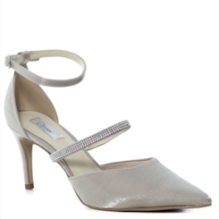 Scarpin Festa Velvet Avelã Tira Strass - ST571030 