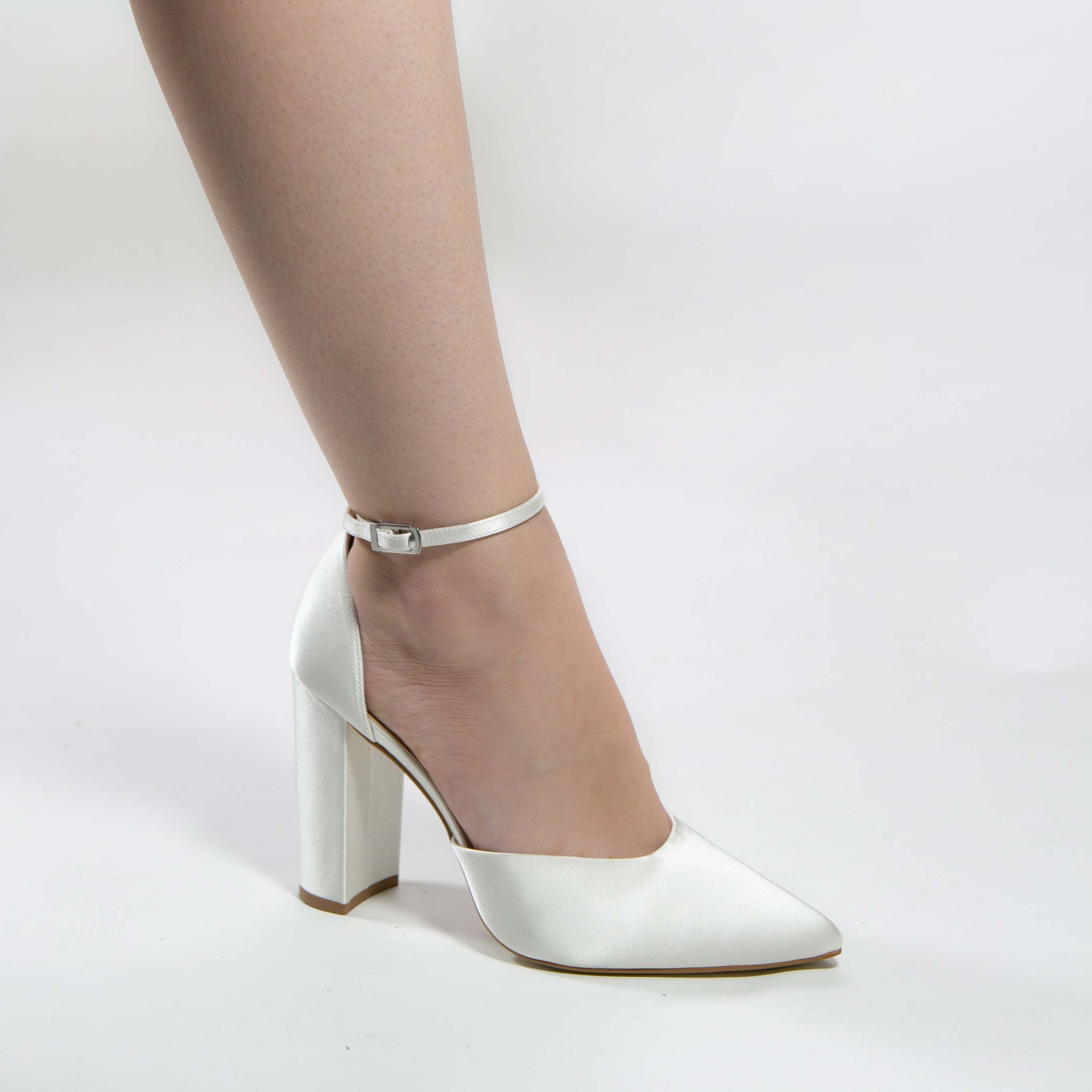 Scarpin Noiva New White Salto Largo - 393D.10729