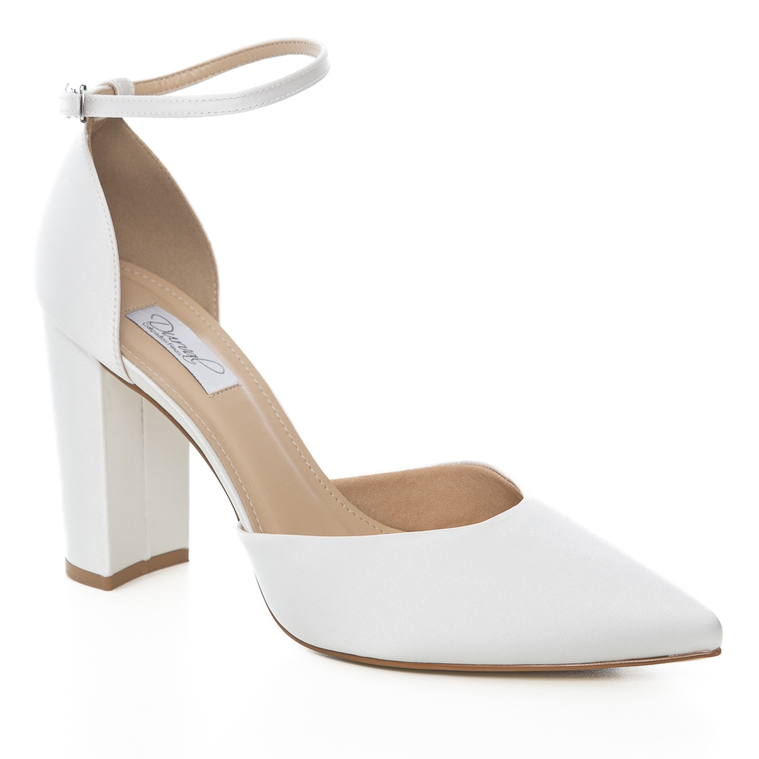 Scarpin Noiva New White Salto Largo - 393D.10729