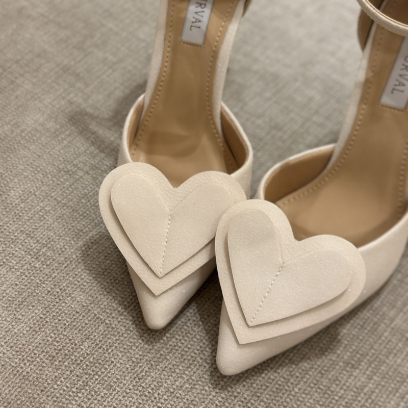 Scarpin Noiva Paris Brilhante Coração Salto Alto - 274D.11691