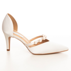 Scarpin Noiva Perolas Salto Fino - 297D.11756
